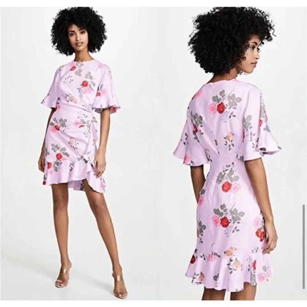 Keepsake The Label Keepsake Pretty One Mini Dress In Lilac Floral Small